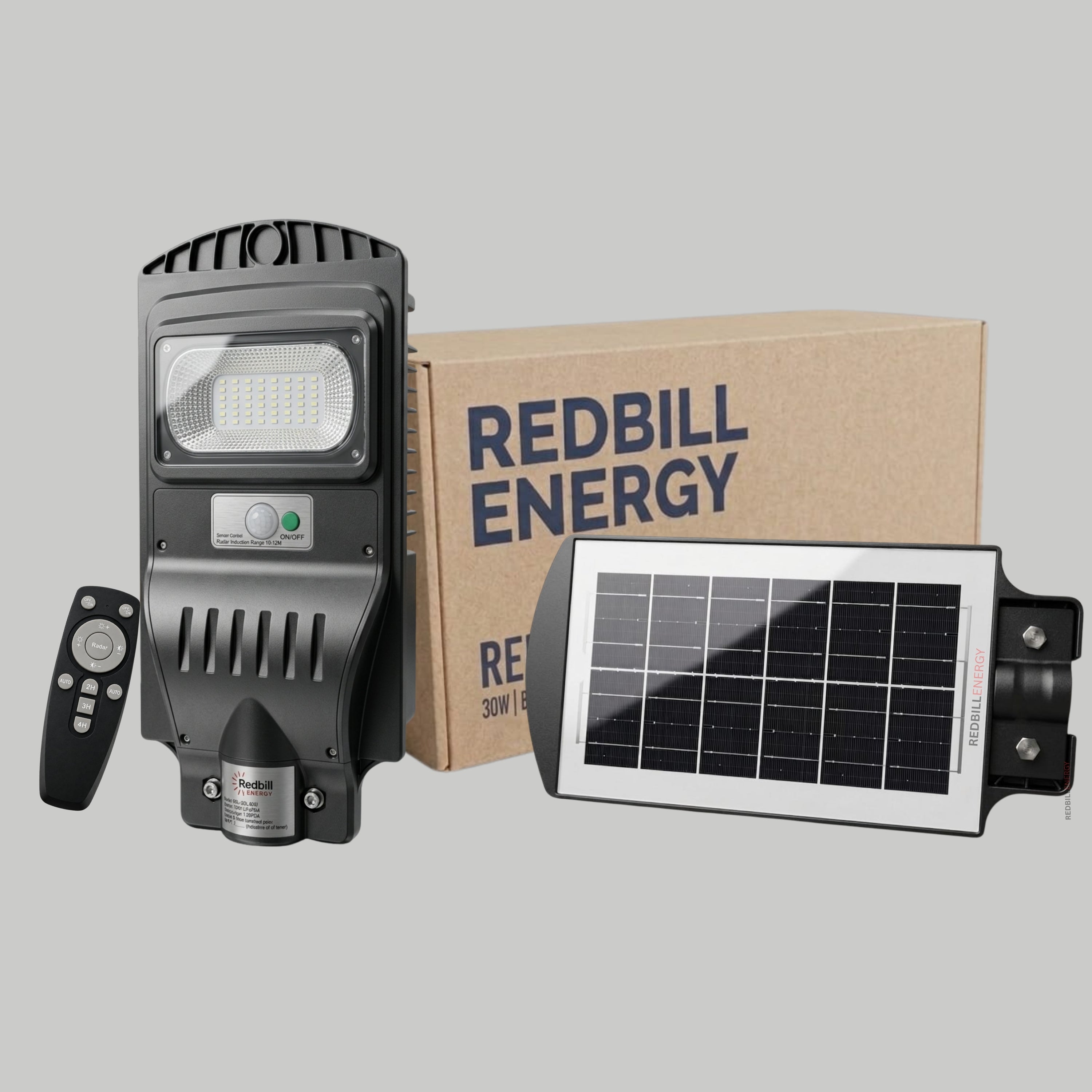 New 2026 Model 30W 6000K Solar Light- Bright White Lights With 5000MAH Backups